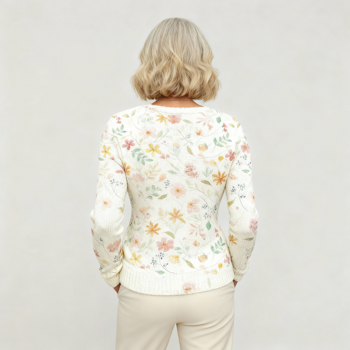 DARA | FLOWERS PRINT CARDIGAN