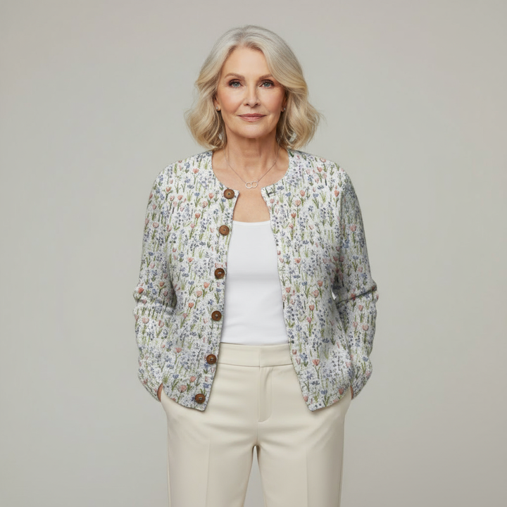 EILIS | SPRING ART CARDIGAN