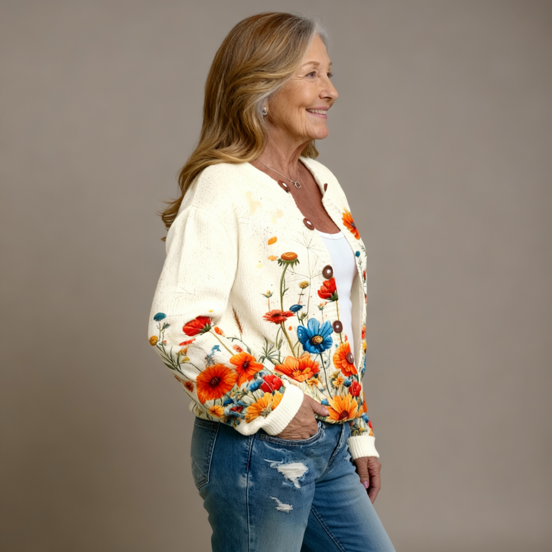 DERVLA | VINTAGE FLOWER CARDIGAN