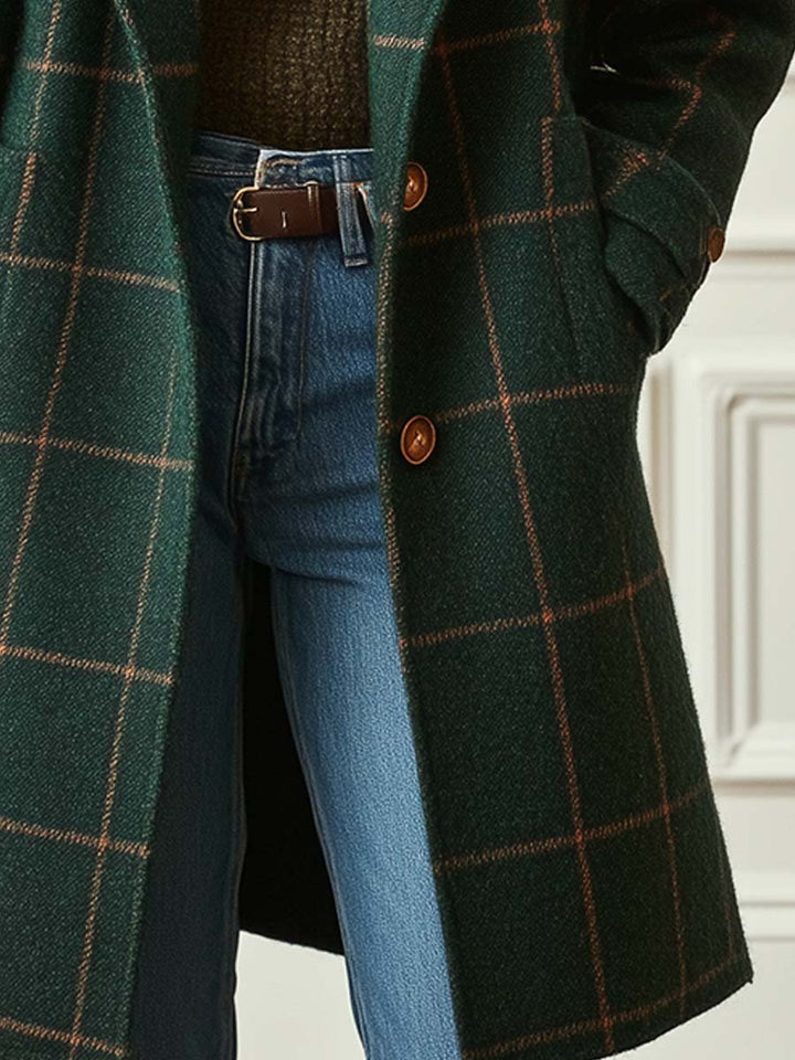 MAEVE | CHECKED WINTER COAT