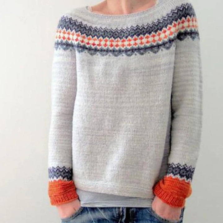 Anita | Printed Knit Sweater