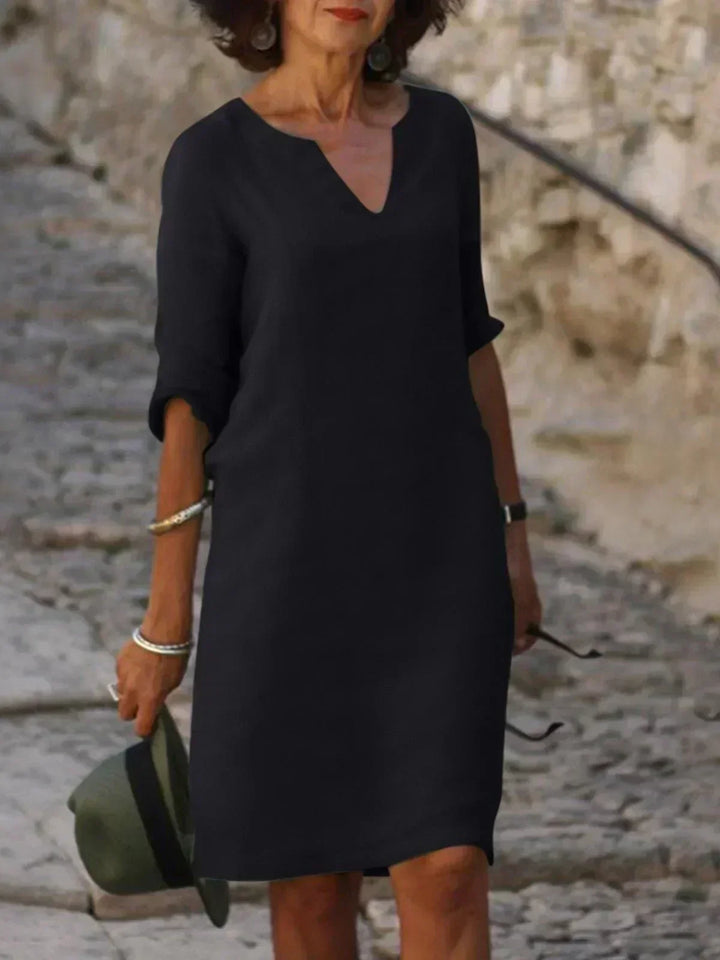 Molly | Elegant Dress with V-Neck