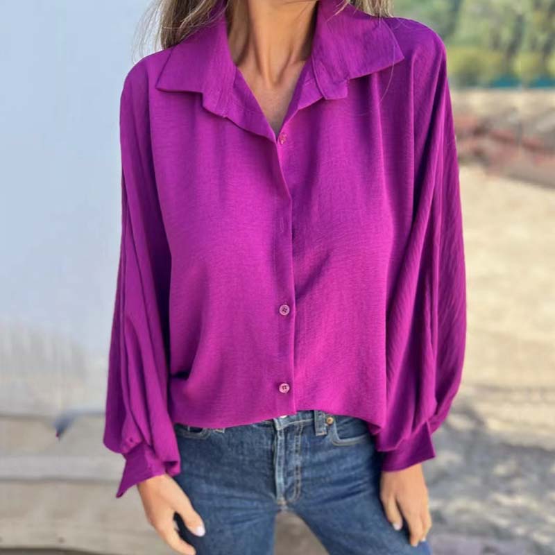 Iskra | Elegant Button-Up Blouse