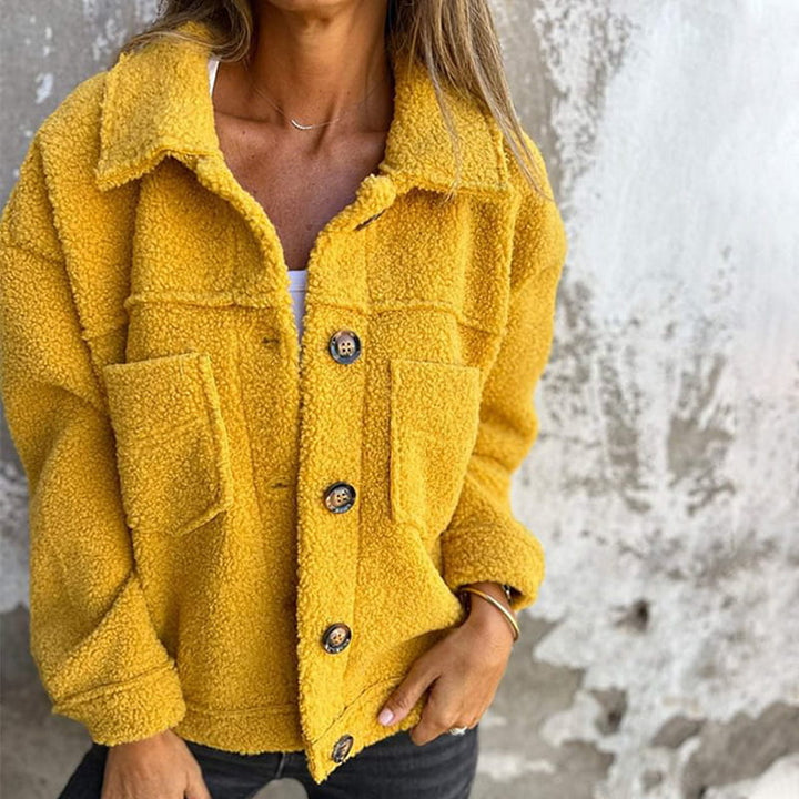 Aurora | Cosy button up jacket