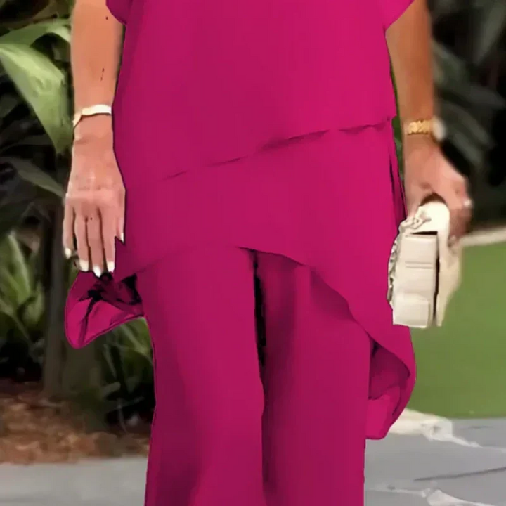 Herlene | Chic Set with Top and Trousers