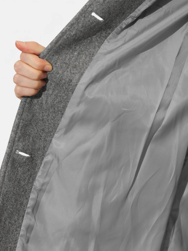 CIARA | SINGLE-BREASTED WINTER TRENCH COAT