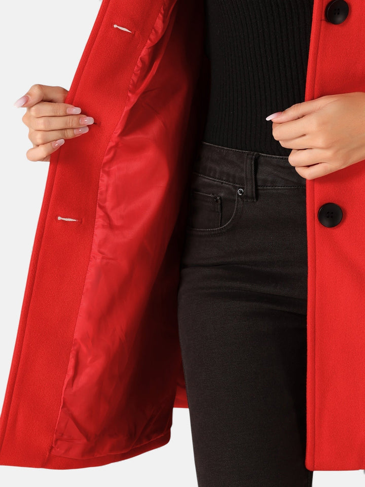CIARA | SINGLE-BREASTED WINTER TRENCH COAT