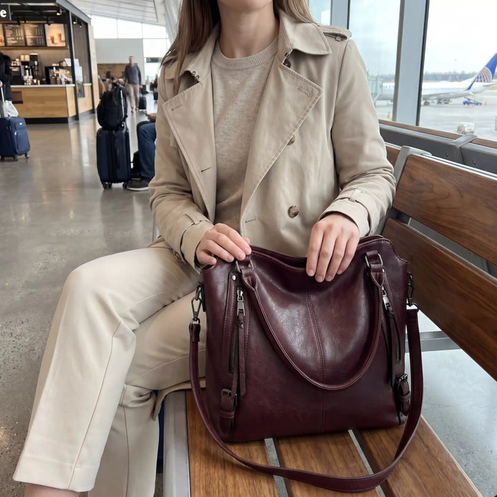 Classic Cognac Arion Bag + FREE Pocket Wallet